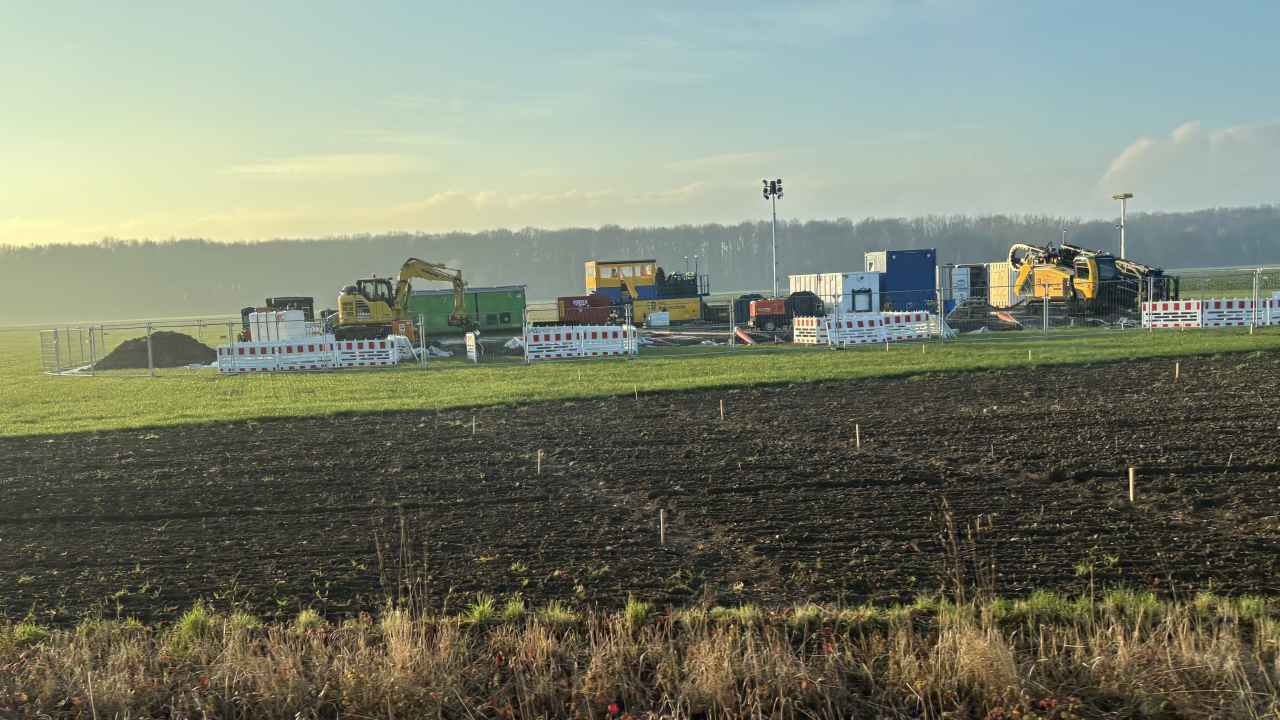 Die SüdLink Baustelle zwischen Ditterke und Göxe